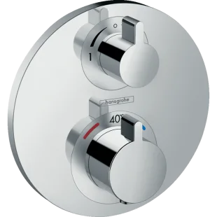 Смеситель-термостат Hansgrohe Ecostat  S  с запорным/переключающим вентилем 15758000