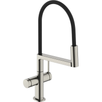 Змішувач для кухні Hansgrohe Talis Select M54 PowderSpray з висувним душем, сталь 72861800