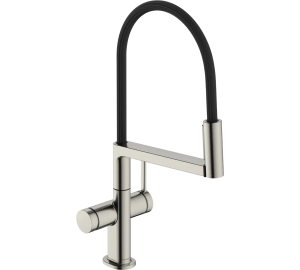 Смеситель для кухни Hansgrohe Talis Select M54 PowderSpray с выдвижным душем, сталь 72861800