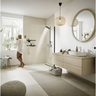 Душевая система Hansgrohe Pulsify Showerpipe 260 2jet с термостатом 24240000 хром
