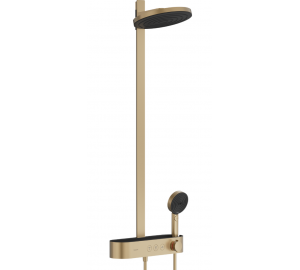 Душова система Hansgrohe Pulsify Showerpipe 260 2jet 400 EcoSmart, Brushed Bronze (24241140) (виставковий зразок)