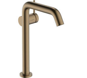 Смеситель Hansgrohe Tecturis S 240 Fine CoolStart для умывальника без донного клапана, Brushed Bronze (73372140)