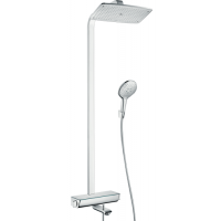 Душова система Hansgrohe Raindance Select E 360 Showerpipe з термостатом для ванни, хром 27113000