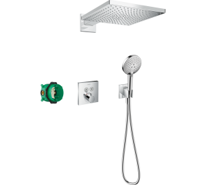 Душовий комплект Hansgrohe Raindance E 300 1jet ShowerSelect Square 6в1 27952000 хром