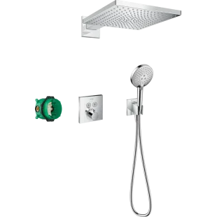 Душевой комплект Hansgrohe Raindance E 300 1jet ShowerSelect Square 6в1 27952000 хром
