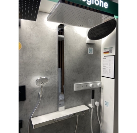 Душевая система Hansgrohe Rainmaker Select Showerpipe 460 2jet с термостатом, белый/хром 27109400