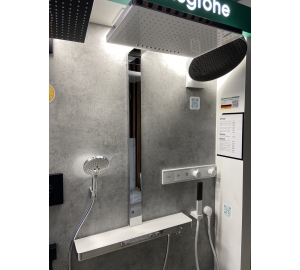 Душова система Hansgrohe Rainmaker Select Showerpipe 460 2jet з термостатом, білий/хром 27109400