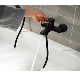 Смеситель Hansgrohe Rebris E для ванной. Matt Black 72450670