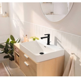 Смеситель Hansgrohe Rebris S 110 для умывальника с д/к pop-up. Matt Black 72517670