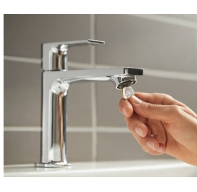 Смеситель Hansgrohe Rebris E 110 Coolstart для умывальника с д/у pop-up. Chrome 72559000