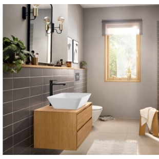 Смеситель Hansgrohe Rebris E 240 CoolStart для умывальника с д/к pop-up. Matt Black 72581670
