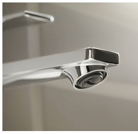 Смеситель Hansgrohe Rebris E 110 Coolstart EcoSmart+ для умывальника с д/к pop-up. Chrome 72589000