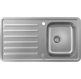 Кухонна мийка Hansgrohe S4113-F340 на стільницю 915х505 із сифоном automatic 43337800
