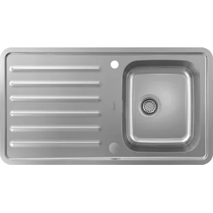 Кухонная мойка Hansgrohe S4113-F340 на столешницу 915х505 с сифоном automatic 43337800