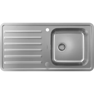 Кухонная мойка Hansgrohe S4113-F400 на столешницу 975х505 с сифоном automatic 43338800