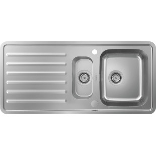 Кухонная мойка Hansgrohe S4113-F540 на столешницу 1075х505 с сифоном automatic 43339800