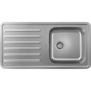 Кухонна мийка Hansgrohe S4111-F400 на стільницю 975х505 із сифоном 43341800