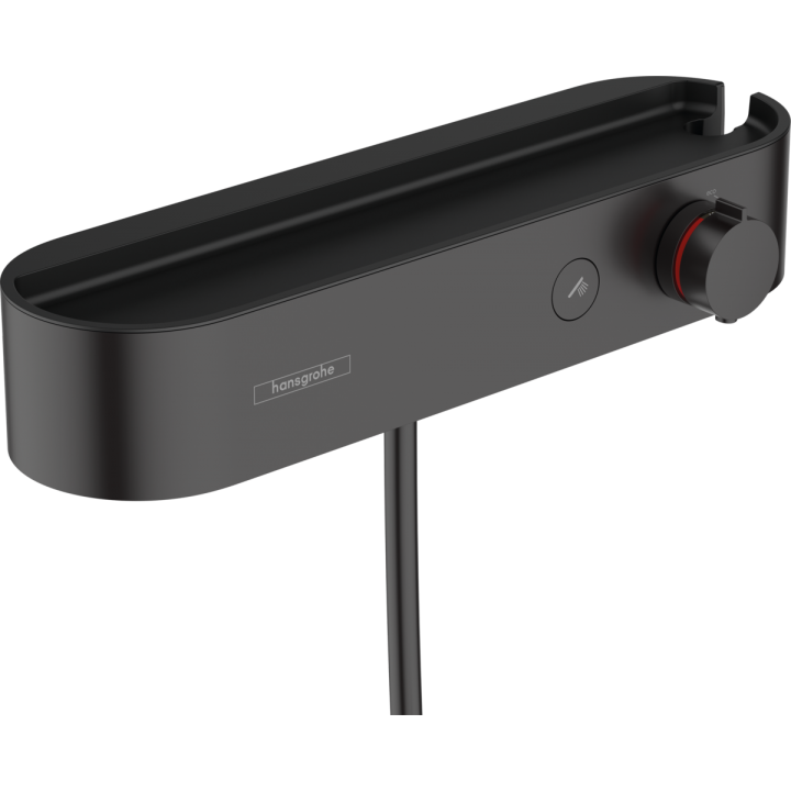 Термостат для душа Hansgrohe ShowerTablet Select, черный матовый 24360670
