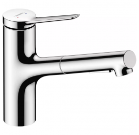 Змішувач для кухні Hansgrohe Zesis M33 з витяжним виливом, 74800000