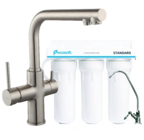 Змішувач для кухні Imprese Daicy, із системою очищення води, 55009S-F+FMV3ECOSTD