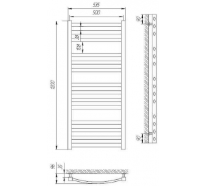 Сушка для рушників Laris Гранд П14 500 х 1200