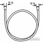 Душовий шланг Kludi Suparaflex Silver 1,6м 610720500