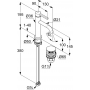Смеситель для умывальника KLUDI Nova Fonte 100 (202885315)