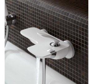 Смеситель для ванны KLUDI BALANCE (524459175) White (выставочный образец)
