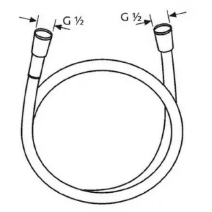 Шланг для душа KLUDI Logoflex 6105705-00
