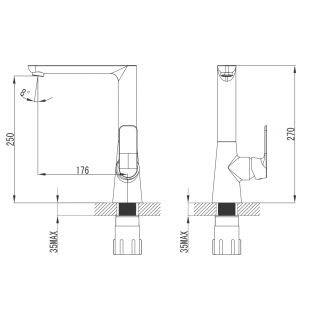 Змішувач для кухні Primera Nika 10100021