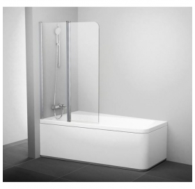 Штора для ванны Ravak 10CVS2-100 L bright alu+Transparent 990 x 1500, 7QLA0C03Z1
