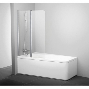 Штора для ванны Ravak 10CVS2-100 L satin+Transparent 990 x 1500, 7QLA0U03Z1
