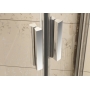 Душевые двери Ravak BLIX BLDP 4 - 130 Transparent, полированный алюминий, безопасное стекло, 0YVJ0C00Z1