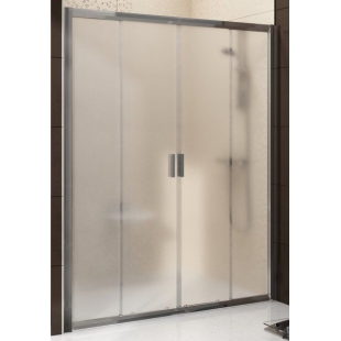 Душевые двери Ravak BLIX BLDP 4 - 130 Transparent, белый профиль, безопасное стекло, 0YVJ0100Z1