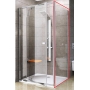 Стінка для душової кабінки Ravak PIVOT PPS-80 Transparent, профіль полірований алюміній, скло, 90G40C00Z1