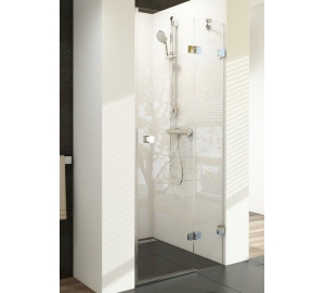 Душові двері Ravak BRILLIANT BSD 2 - 100 AL Transparent, хром, безпечне скло, 0ULAAA00Z1