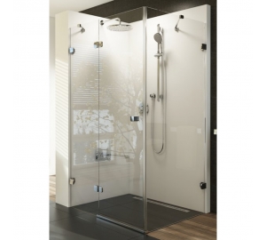 Прямоугольная душевая кабина Ravak BRILLIANT BSDPS - 120x80 R Transparent, хром, безопасное стекло,