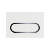 Кнопка смыва для инсталляции Ravak CHROME, 3/6 л, белая, X01455
