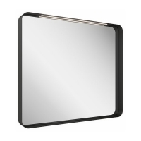 Зеркало Ravak STRIP I 600x700 чёрный с LED подсветкой