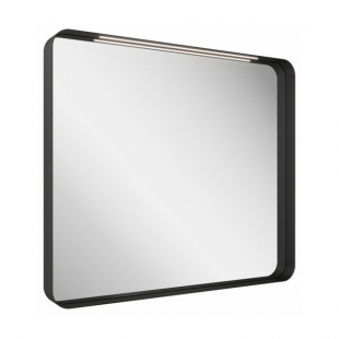Дзеркало Ravak STRIP I 600x700 чорний з LED підсвічуванням