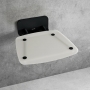  Сидіння для душу Ravak OVO B II, напівпрозорий білий/чорний, B8F0000060