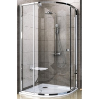 Кутова душова кабіна Ravak PIVOT PSKK 3 - 80 Transparent, скло, полірований алюміній, 37644C00Z1