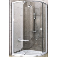 Кутова душова кабіна Ravak PIVOT PSKK 3-90 Transparent, скло,білий профіль, 37677101Z1