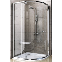 Кутова душова кабіна Ravak PIVOT PSKK 3 - 90 Transparent, скло, полірований алюміній, 37677C00Z