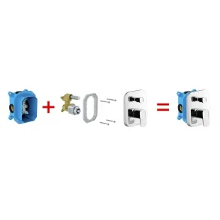 Вмонтований механізм Ravak R-box RB 070.50, X070052