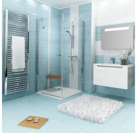 Стінка для душової кабінки Ravak SMARTLINE SMPS - 80 L Transparent, фурнітура хром, безпечне скло