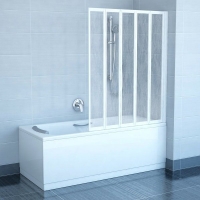 Шторка для ванни Ravak VS5 RAIN білий профіль, 794E010041
