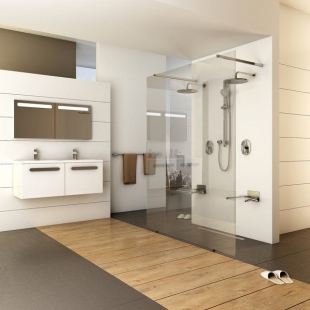 Стенка для душа Ravak WALK-IN FREE - 160, безопасное стекло, Walk-In-free