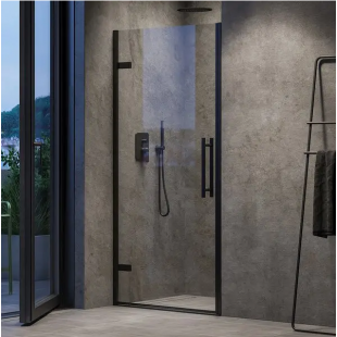 Душові двері Ravak Cool COSD 1- 90 Transparent, Чорний, безпечне скло, X0VV70300Z1