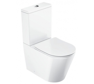 Унітаз компакт Ravak Elegant RimOff  із сидінням дюропласт soft-close, X01872